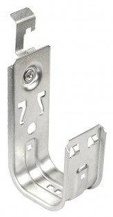 2" J Hook Cable Support with Wing For #12 To 1/4" Rod Attachment
