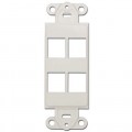 4 Cavity Decora Keystone Insert