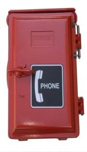 Outdoor Wall Mount Telephone Enclosure Red