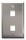 2 Port Keystone Stainless Steel Plate