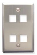4 Port Keystone Stainless Steel Plate