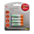 AAAC1000 Yuasa AAA 1000mAh Ni-MH Rechargeable Batteries (4 in 1 Blister Pack)