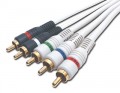 6' Python Component Video Cables RGB Plus Left/Right Audio 5 x RCA