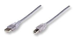 341011 3' A Male to B Male Hi-Speed USB Device Cable
