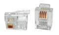 300-064 Modular Line Cord Plug for Flat Cable