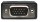 15' SVGA Monitor Cable HD15 Male to HD15 Female with Ferrite Cores