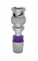FS15BNC Mini Coax 22-24awg BNC Cablepro F-Conn Compression Purple
