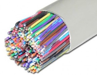 CAT3 UTP PVC Bulk Cable 24AWG Solid 100 Pair 1000' Reel - Grey