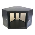 1915-3-700-12 Space Saving Corner 12U Mount Wall Mount Cabinet