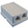 Modular Dual Telephone Surface Mount Jack 6P4C