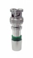 FS6BNCU RG6/6Q BNC Cablepro F-Conn Compression Green