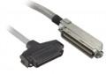 75' Telco Amphenol 25 Pair 50 Pin Patch Cord Male 90 to Female 180 Plenum