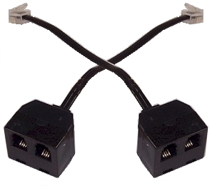 Telephone Training Adapter Y Splitter for Cisco Handset One Port Mute