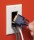 CED13 Single Gang Low Voltage Wall Plate