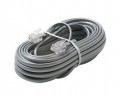 Modular Telephone Line Cord 7' 6P6C