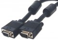 15' SVGA Monitor Cable HD15 Male to HD15 Female with Ferrite Cores