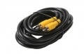 6' RCA Plug to RCA Plug RG59 Composite Video Patch Cable