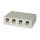 MIG Keystone Empty Surface Mount Box 4 Port