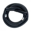 Telephone Modular Coil Cord 7' 4P4C