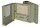 1880ECMA-100 100 Pair MS2 Termination in -110 out w/ Splice Chamber & Cover Building Entrance Protector
