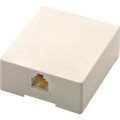 Modular Telephone Surface Mount Jack 6P4C