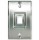 IP Telephone RJ45 Keystone Wall Mount Plate