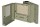 1880ECA1-100 100 Pair 110 Termination in -110 out w/ Splice Chamber & Cover Building Entrance Protector