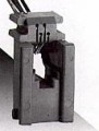 616D4 Telephone jack used in 2500 style telephones. Hooks to the base plate and accepts the handset 4P4c modular plug. 4 conductors, 7