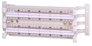 110WB6-96PR-L Category 6 96-Pair 110 Wiring Block With Mounting Legs
