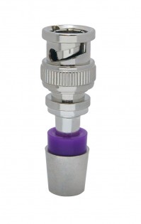 FS15BNC Mini Coax 22-24awg BNC Cablepro F-Conn Compression Purple