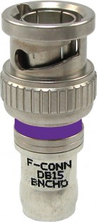 DB15BNCHD Mini Coax BNC Radial Compression Coaxial Connector
