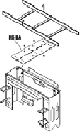 MK-LA Cable Ladder Adapter for MK Series Racks