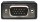 10' SVGA Monitor Cable HD15 Male to HD15 Female with Ferrite Cores