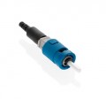 49991-SST FastCAM Pre-polished Connector, ST (blue), Single-mode