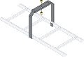 CLB-CSB Cable Ladder Center Support Bracket with Hardware