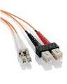 LC-SC Duplex Multi Mode 62.5/125 Fiber Optic Patch Cable