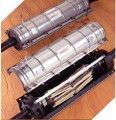 Armadillo Splice Case 12.5-Inch x 38.4-Inch, Stainless Steel, With Bonding, With Drillable End Plates