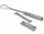 Drop Wire Clamp 6-Pair Stainless Steel Dimpled Shim