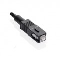 49991-5SC FastCAM Pre-polished Connector, SC (black), 50/125um Multimode