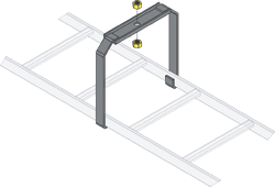 CLB-CSB Cable Ladder Center Support Bracket with Hardware