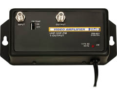 25dB Broadband Amplifier Switchable FM Attenuator Trap