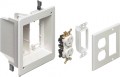TVBR505K Recessed TV Box 2 Gang Power Low Voltage Complete Kit