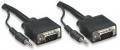 15' SVGA with Audio Cable HD15 VGA and Stereo 3.5 mm Plug Male to Male