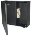 2 Panel Wall Mount Optical Fiber Enclosure with Locking Access Door