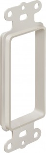 CED13 Single Gang Low Voltage Wall Plate