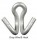 B Drop Wire Hook rams Horn Galvanized Steel 666