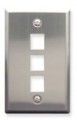 3 Port Keystone Stainless Steel Plate